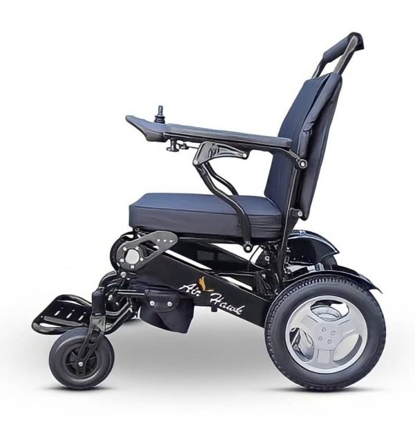 Electric Wheelchair With Lightweight and Foldable Functionality آير هوك كرسي متحرك كهربائي خفيف الوزن وقابل للطي