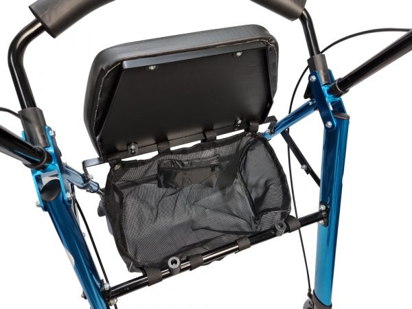 Foldable Aluminium Four Wheel Rollator Frame-7 Foldable Aluminium Four Wheel Rollator Frame