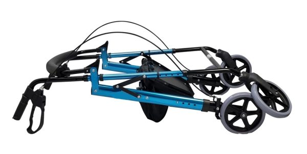 Foldable Aluminium Four Wheel Rollator Frame-9 Foldable Aluminium Four Wheel Rollator Frame