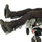 Foldable Electric Wheelchair with Leg Rest Support