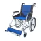 Lightweight Wheelchair with Foldable Backrest and Attendant Handbrakes