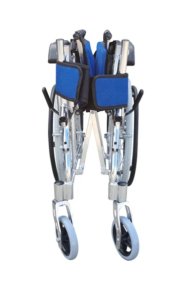 Lightweight Wheelchair with Foldable Backrest and Attendant Handbrakes-5 Lightweight Wheelchair with Foldable Backrest and Attendant Handbrakes
