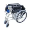 Lightweight Wheelchair with Foldable Backrest and Attendant Handbrakes