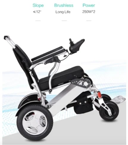 Lightweight and Foldable Electric Wheelchair-Air Hawk-9 آير هوك كرسي متحرك كهربائي خفيف الوزن وقابل للطي