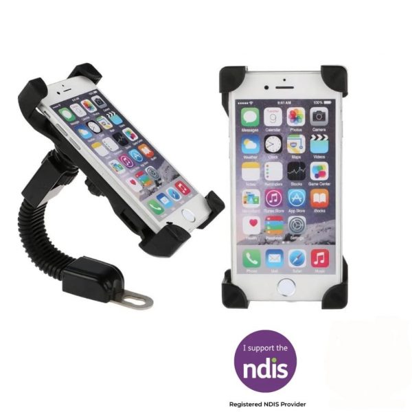 Phone and Mini iPad Holder for Wheelchairs Scooters-3 Phone and Mini iPad Holder for Wheelchairs/Scooters