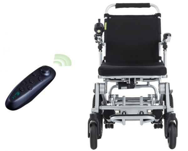 Smart App Controlling and Folding Electric Wheelchair H3T-8 Smart App Controlling and Folding Electric Wheelchair H3T