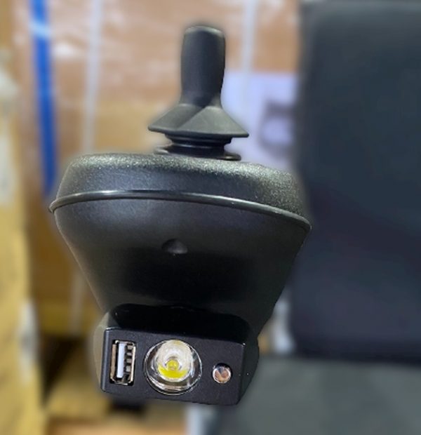 Wheelchair Torch Light with USB-3 Wheelchair Torch Light with USB-3