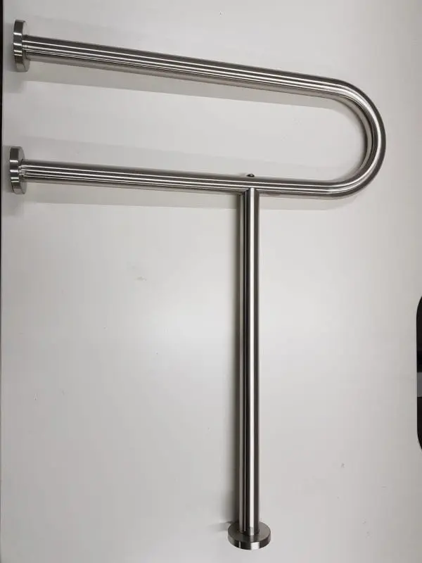 Heavy-Duty Stainless Steel Fixed Toilet Handrail-2 Heavy-Duty Stainless Steel Fixed Toilet Handrail