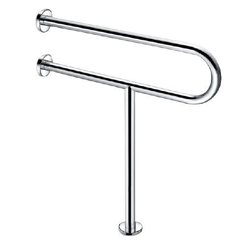 Heavy-Duty Stainless Steel Fixed Toilet Handrail Heavy-Duty Stainless Steel Fixed Toilet Handrail
