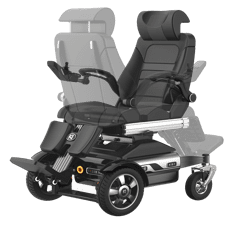 Electric Wheelchair With Electric Adjustable Seat, Backrest and Rotation-2 Electric Wheelchair With Electric Adjustable Seat, Backrest and Rotation