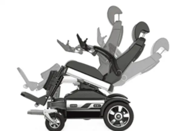 Electric Wheelchair With Electric Adjustable Seat, Backrest and Rotation-6 Electric Wheelchair With Electric Adjustable Seat, Backrest and Rotation