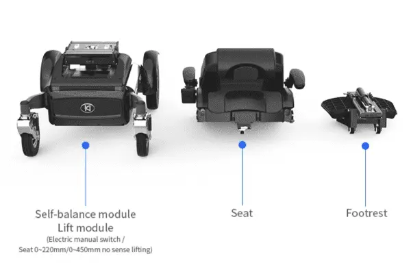 Electric Wheelchair With Electric Adjustable Seat, Backrest and Rotation-8 Electric Wheelchair With Electric Adjustable Seat, Backrest and Rotation
