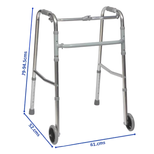 Walking Walker Frame with Front Castor Wheels-2 Walking Walker Frame with Front Castor Wheels