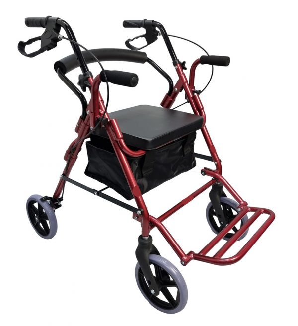 Foldable Rollator and Aluminium Walking Frame Foldable Rollator and Aluminium Walking Frame