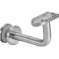 2X Adjustable Height Stainless Steel Glass Mounted Bracket