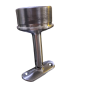 2X Post Mount Tubular with Angle Adjustable Stainless Steel