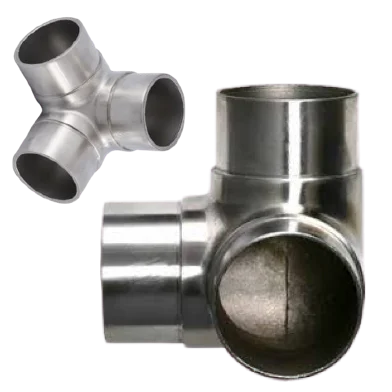 2X “Y” Shape Stainless Steel Rail Connector 2X “Y” Shape Stainless Steel Rail Connector