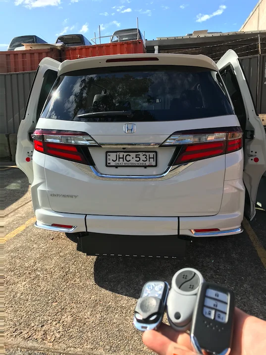 Honda Odyssey Second Row Car Conversion Fully Automatic Access Ramp-1 Honda Odyssey Second Row Car Conversion Fully Automatic Access Ramp