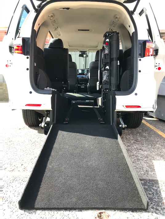 Honda Odyssey Second Row Car Conversion Fully Automatic Access Ramp-2 Honda Odyssey Second Row Car Conversion Fully Automatic Access Ramp