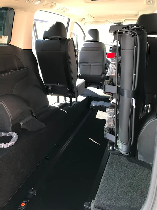 Honda Odyssey Second Row Car Conversion Fully Automatic Access Ramp-3 Honda Odyssey Second Row Car Conversion Fully Automatic Access Ramp