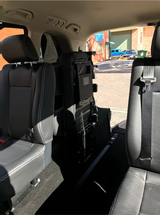 Honda Odyssey Second Row Car Conversion Fully Automatic Access Ramp-4 Honda Odyssey Second Row Car Conversion Fully Automatic Access Ramp