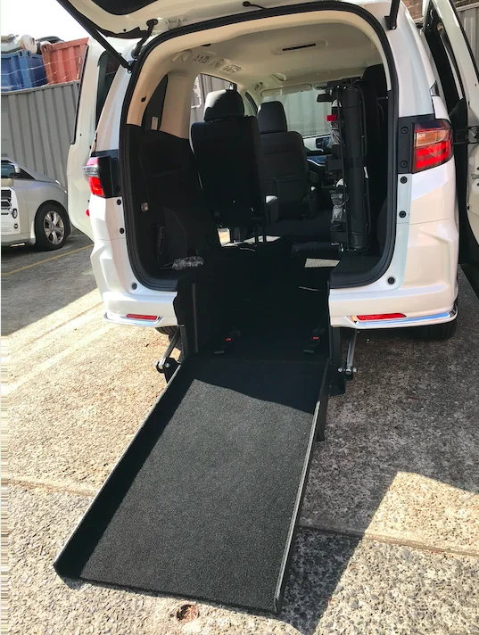 Honda Odyssey Second Row Car Conversion Fully Automatic Access Ramp-8 Honda Odyssey Second Row Car Conversion Fully Automatic Access Ramp