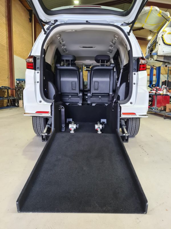 Honda Odyssey Third Row Rear Wheelchair Mobility Access Car Conversion-1 Honda Odyssey Third Row Rear Wheelchair Mobility Access Car Conversion