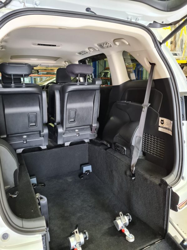 Honda Odyssey Third Row Rear Wheelchair Mobility Access Car Conversion-2 Honda Odyssey Third Row Rear Wheelchair Mobility Access Car Conversion
