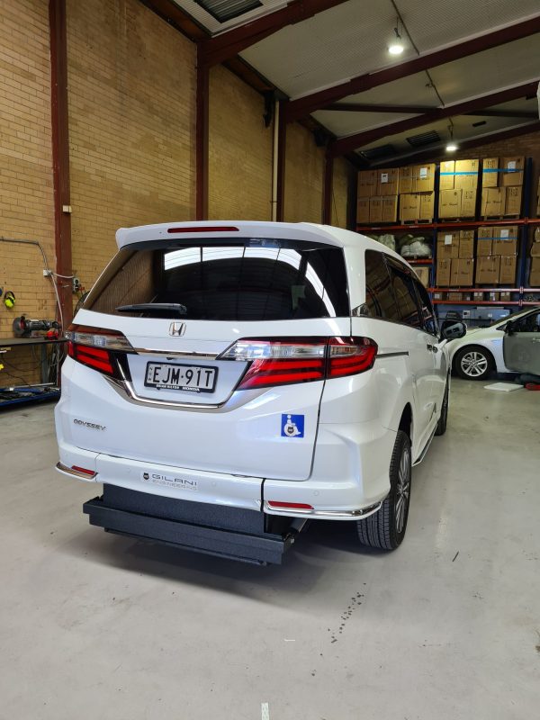 Honda Odyssey Third Row Rear Wheelchair Mobility Access Car Conversion-7 Honda Odyssey Third Row Rear Wheelchair Mobility Access Car Conversion