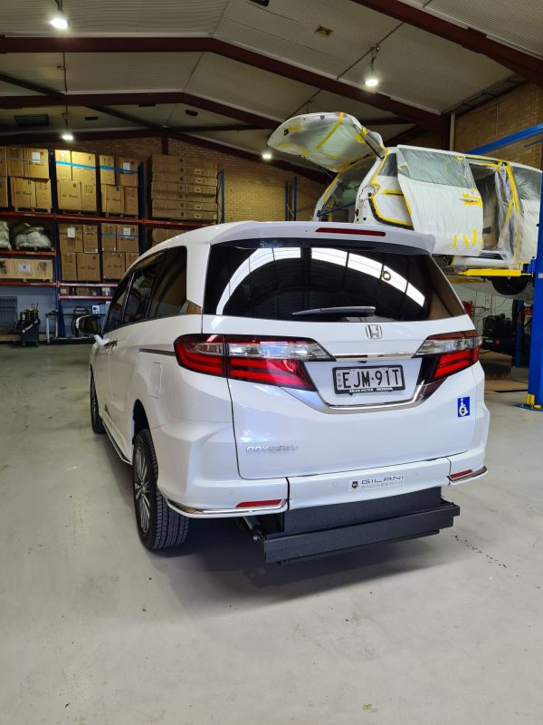 Honda Odyssey Third Row Rear Wheelchair Mobility Access Car Conversion-8 Honda Odyssey Third Row Rear Wheelchair Mobility Access Car Conversion