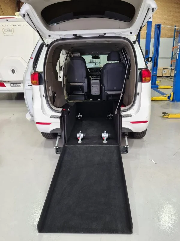 Kia Third Row Wheelchair Accessible Car Conversion Kia Third Row Wheelchair Accessible Car Conversion