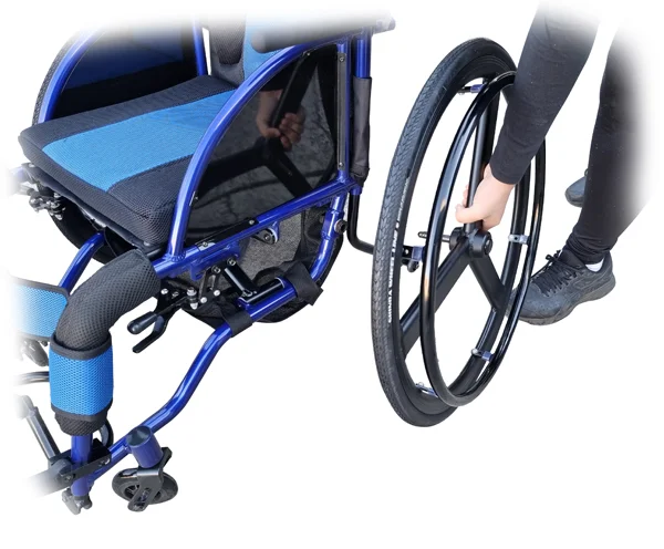 Lightweight Leisure Manual Wheelchair With Foldable Option-6 Lightweight Leisure Manual Wheelchair With Foldable Option