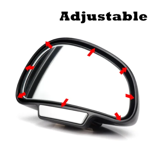 Blind Spot Car Mirror With Wide Adjustable Option-2 Blind Spot Car Mirror With Wide Adjustable Option