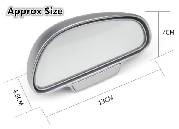 Blind Spot Car Mirror With Wide Adjustable Option-5 Blind Spot Car Mirror With Wide Adjustable Option