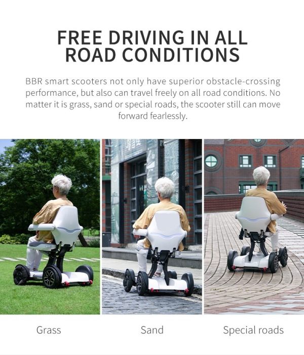 Electric And Auto-Foldable Wheelchair Scooter with Smart App-1 Electric And Auto-Foldable Wheelchair Scooter with Smart App
