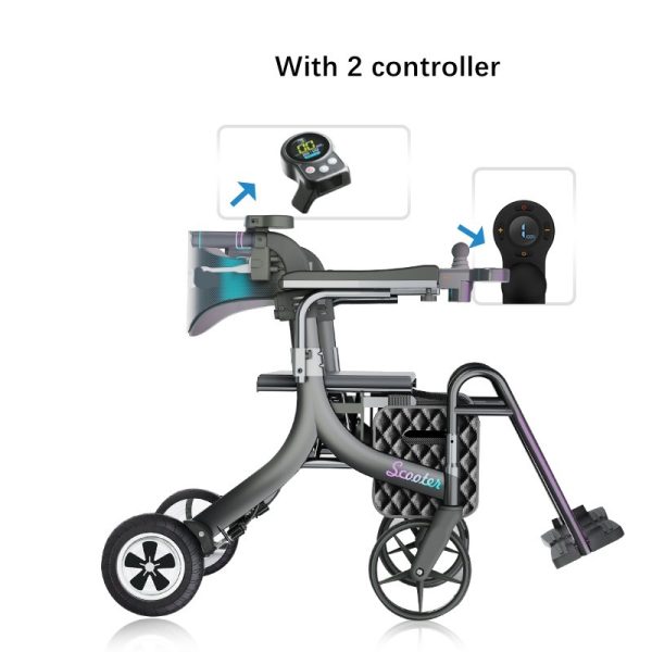Rollator Walking Frame with Remote Control-4 Rollator Walking Frame with Remote Control