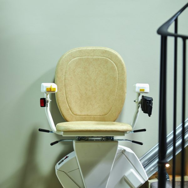 Bespoke-Synergy-Straight-Stairlift-Frontview Bespoke-Synergy-Straight-Stairlift-Frontview
