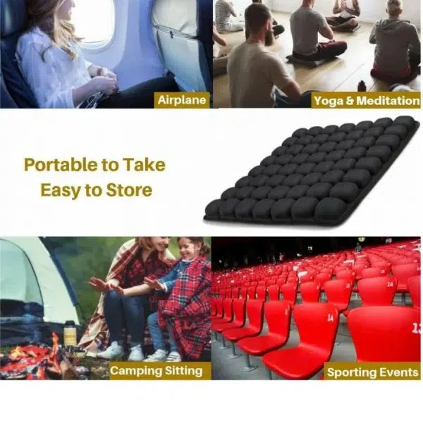 Air Seat Cushion for Wheelchair Portable To Take Anywhere Air Seat Cushion for Wheelchair Portable To Take Anywhere