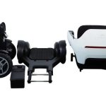 Dismantled iGET1 Unique Electric Wheelchair Scooter With Omnidirectional Wheels