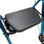 Foldable Aluminium Four Wheel Rollator Frame Seat