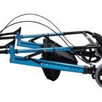Folded Aluminium Four Wheel Rollator Frame