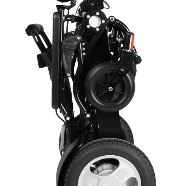 Folded Black Air Hawk Wheelchair Folded Black Air Hawk Wheelchair