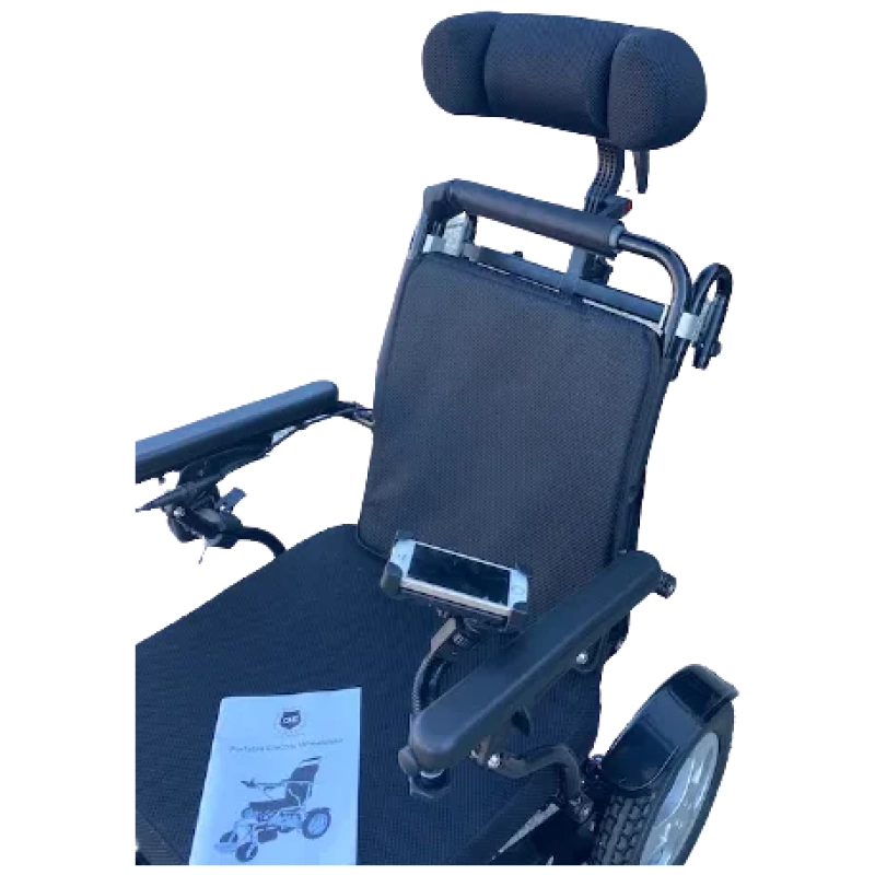 Headrest Support for Wheelchairs and Mobility Scooters Sideview