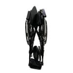 Folded Manual Wheelchair With Adjustable Leg Support
