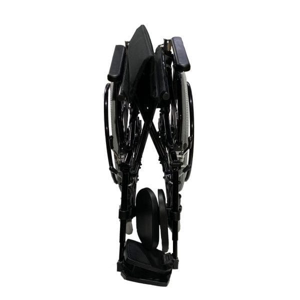 Folded Manual Wheelchair With Adjustable Leg Support Folded Manual Wheelchair With Adjustable Leg Support