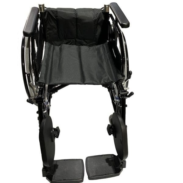 Front View of Manual Wheelchair With Adjustable Leg Support Front View of Manual Wheelchair With Adjustable Leg Support