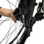 Manual Wheelchair With Adjustable Leg Support Suspension