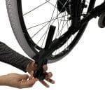 Manual Wheelchair With Adjustable Leg Support Anti Skid Wheel