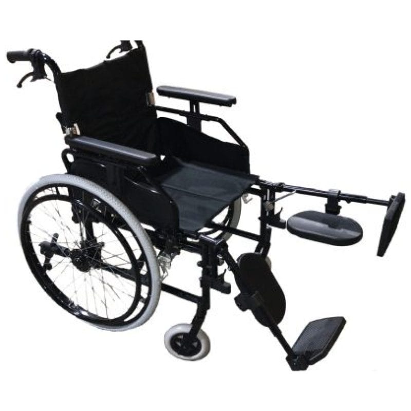 No.1 Best Heavy Duty foldable manual wheelchair and legrest