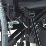 Manual Wheelchair With Adjustable Leg Support Brake
